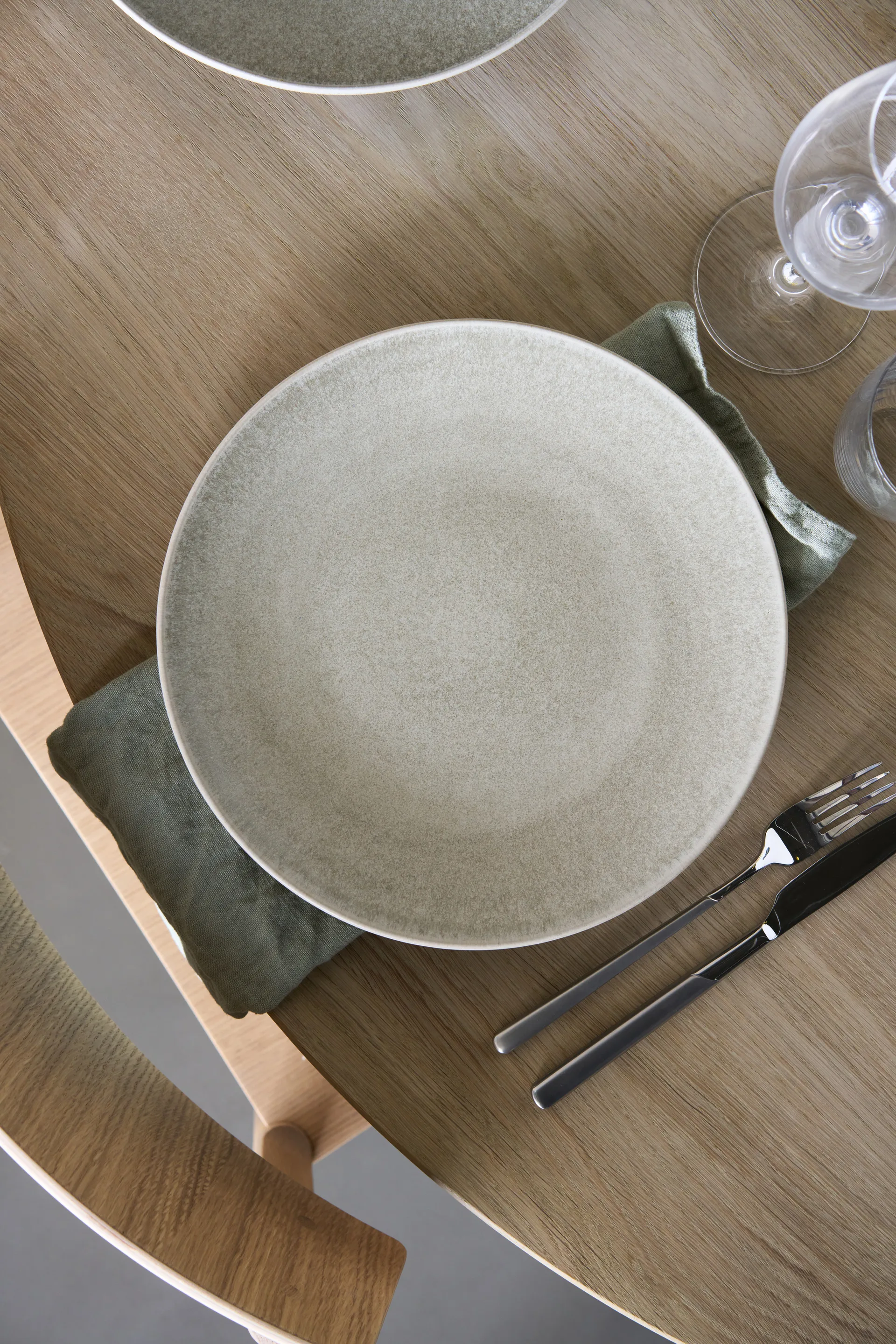 Terra middagstallerken, Beige steingods, Ø26,5 cm Scandi Living