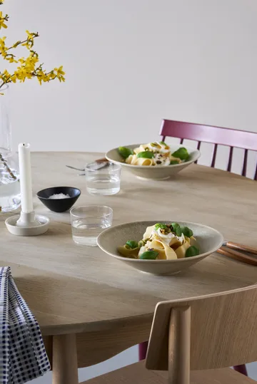 Terra pastatallerken - Beige steingods, Ø22,5 cm - Scandi Living