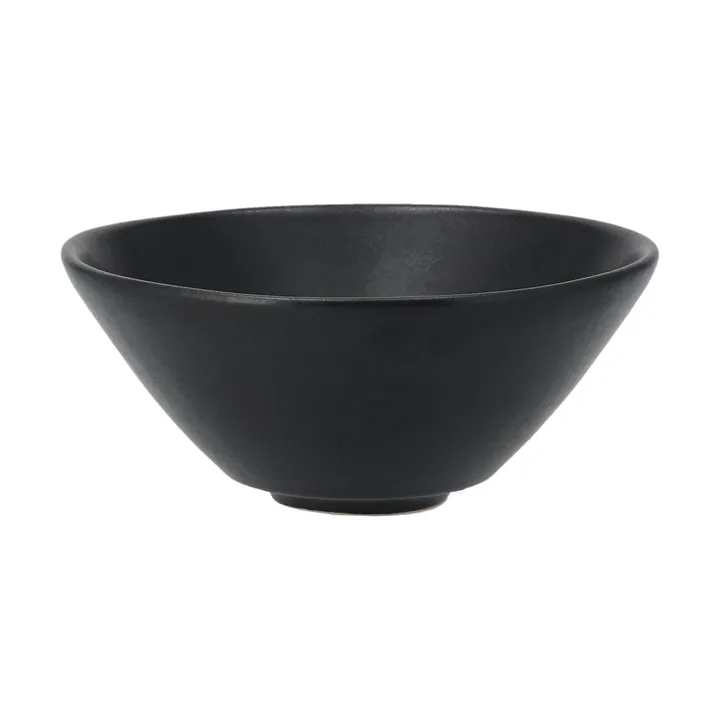 Terra serveringsskål - Svart steingods, Ø9,5 cm - Scandi Living
