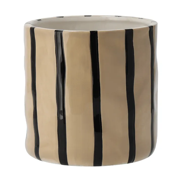 Thrive krukke Ø16 cm - Beige-svart - Scandi Living