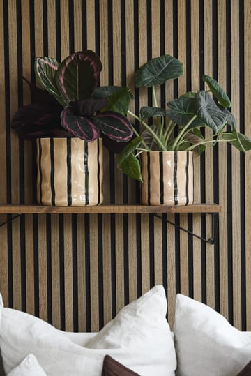 Thrive krukke Ø16 cm - Beige-svart - Scandi Living