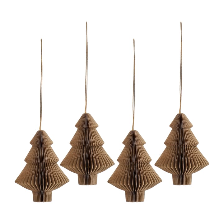Tree juletrekuler 4-pakning - Natural - Scandi Living
