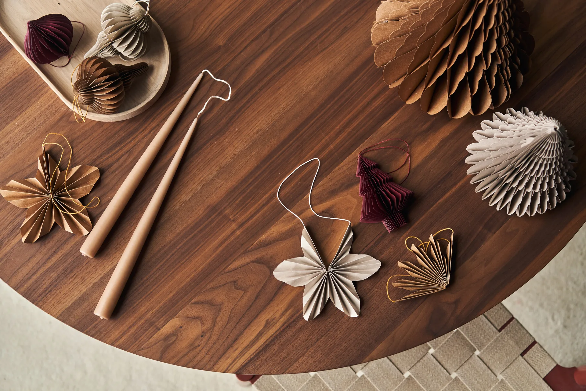 Trees juledekorasjon 2-pakning, Beige Scandi Living