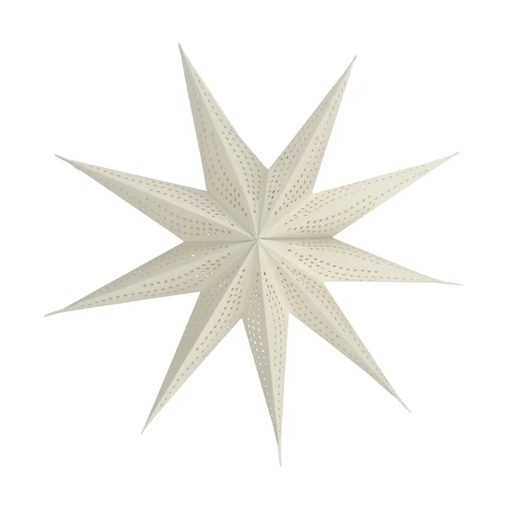 Veil adventsstjerne - Hvit, Ø45 cm - Scandi Living