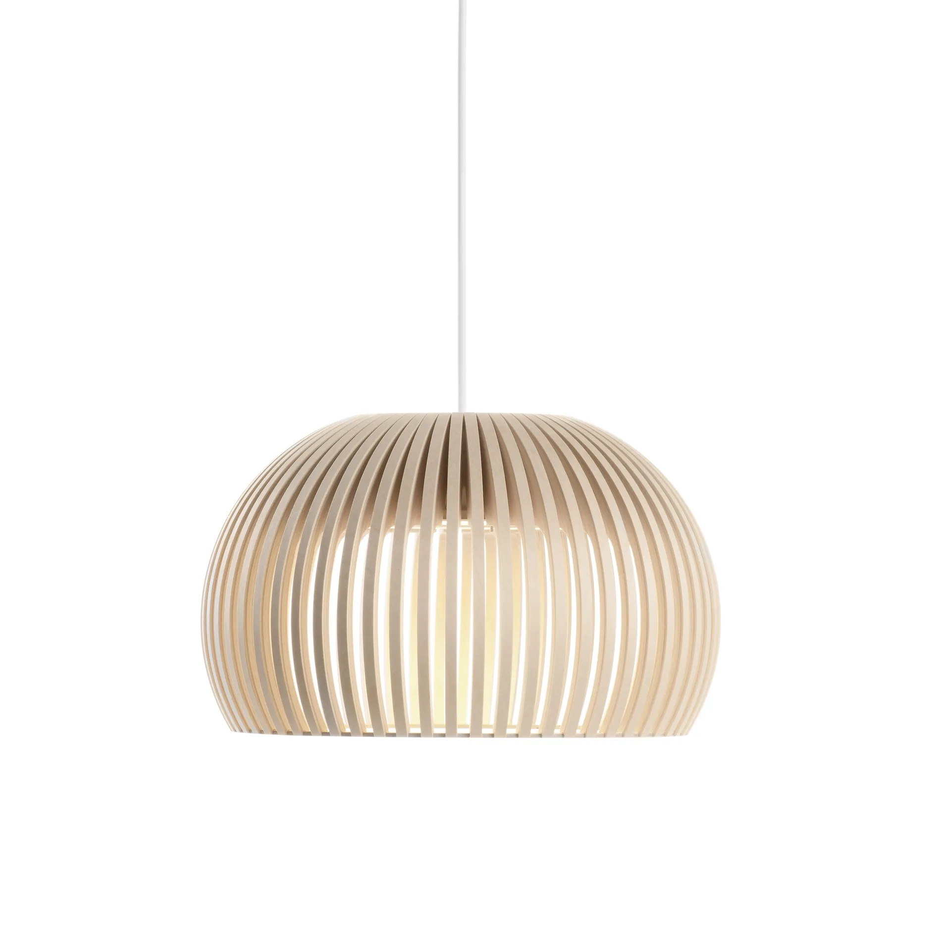 Atto 5000, taklampe, natural birch Secto Design