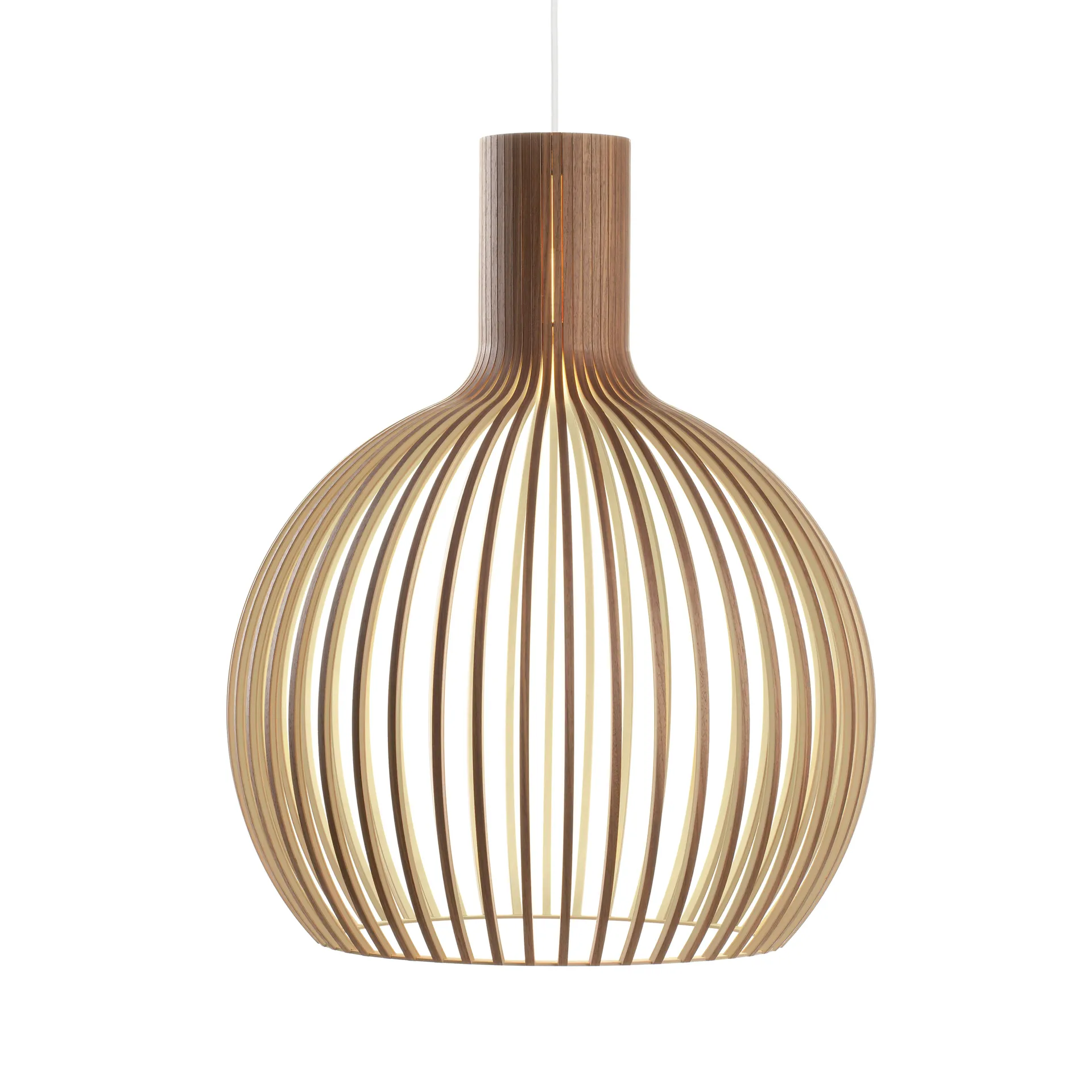 Octo 4240, taklampe, walnut veneer Secto Design