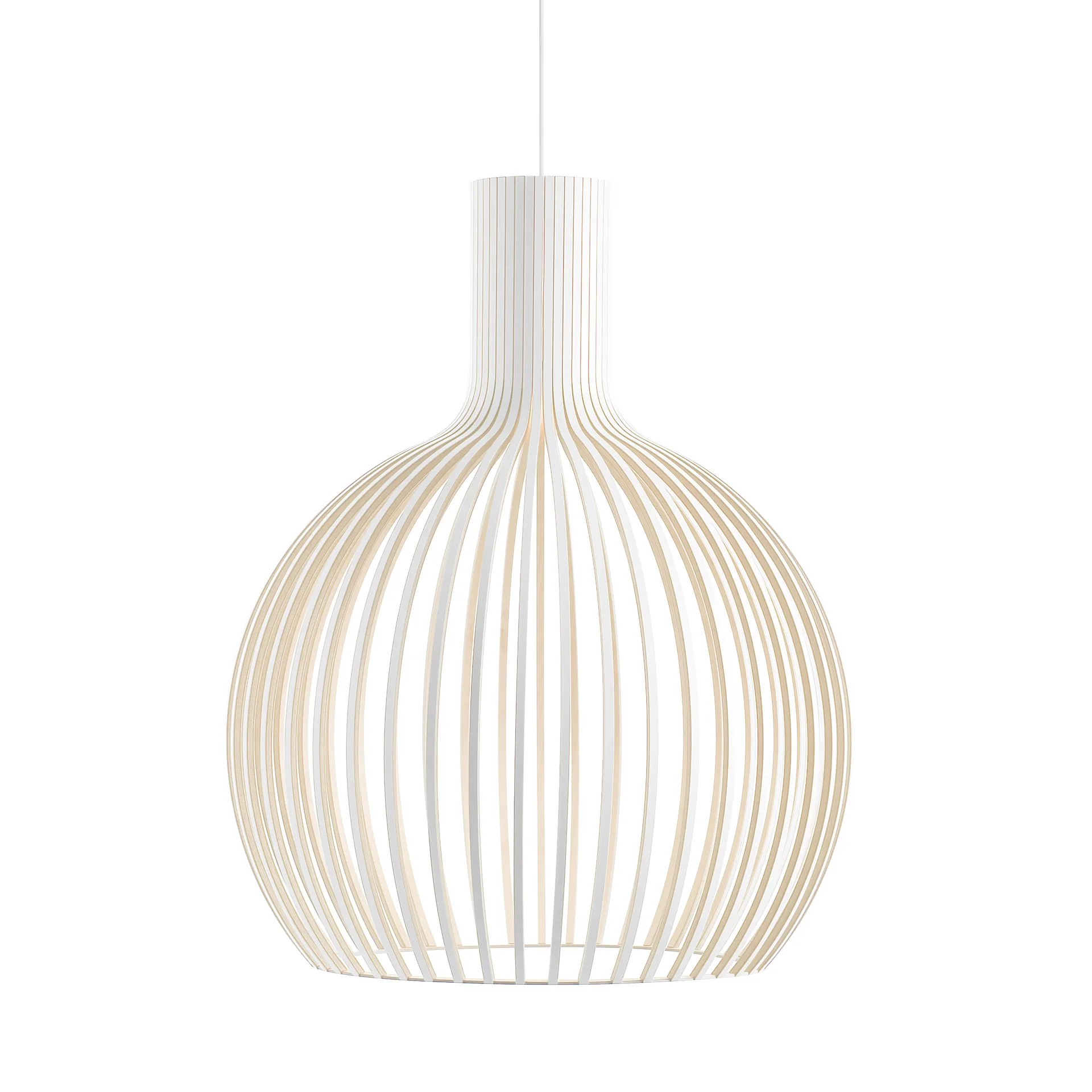Octo 4240, taklampe, white laminated Secto Design