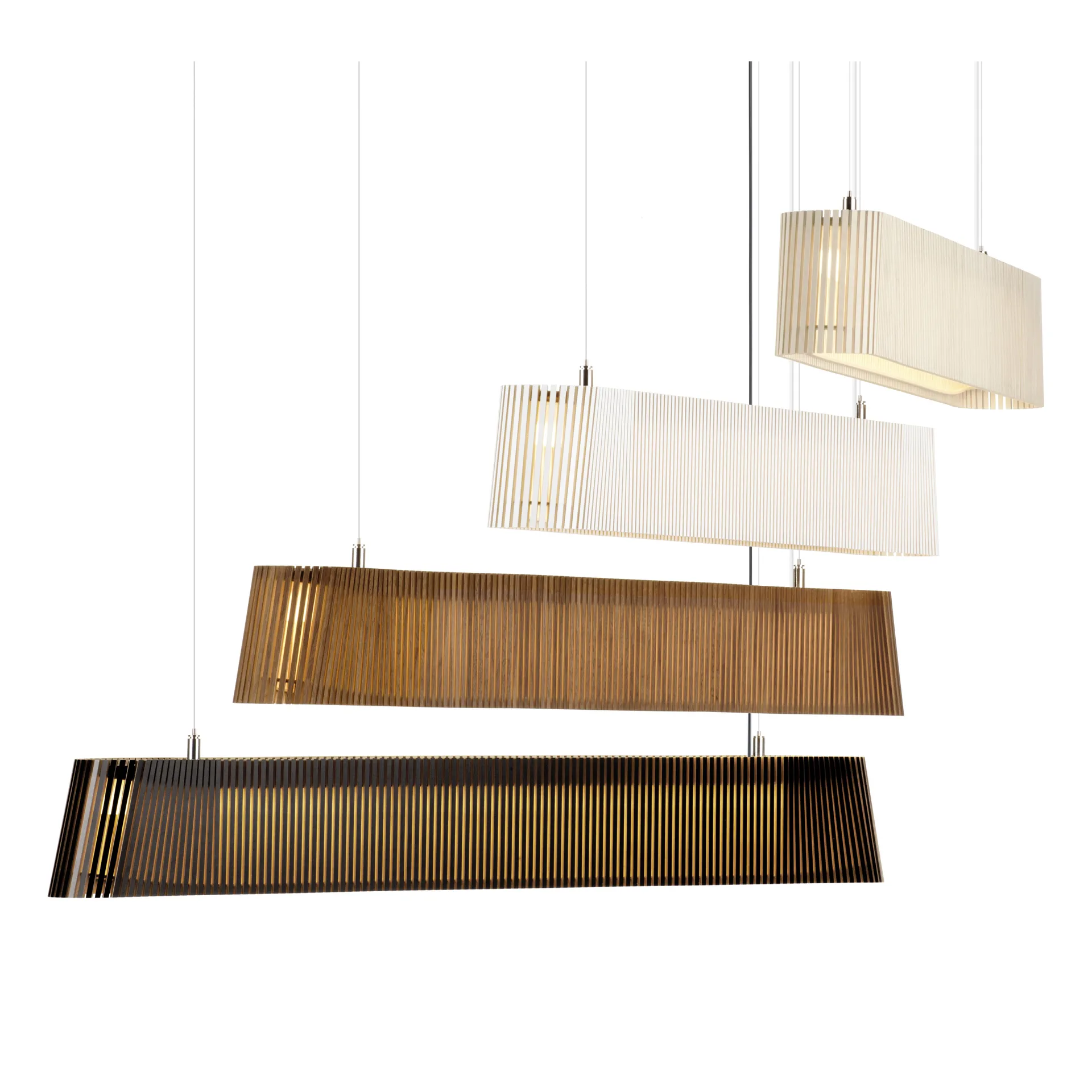Owalo 7000, taklampe, natural birch Secto Design