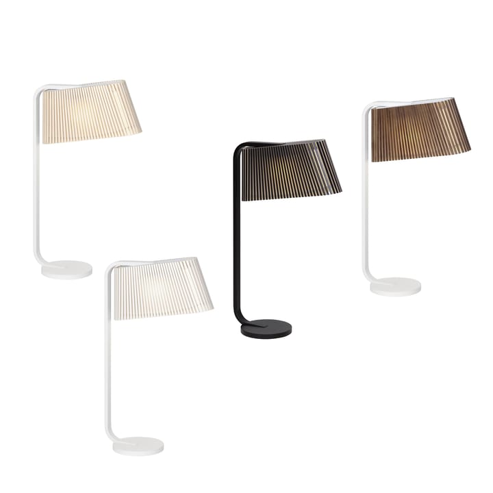 Owalo 7020, bordlampe, natural birch Secto Design