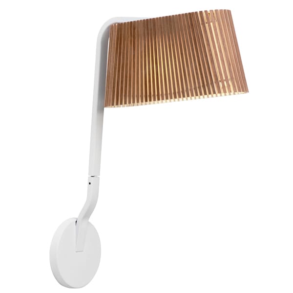 Owalo 7030, vegglampe - walnut veneer - Secto Design