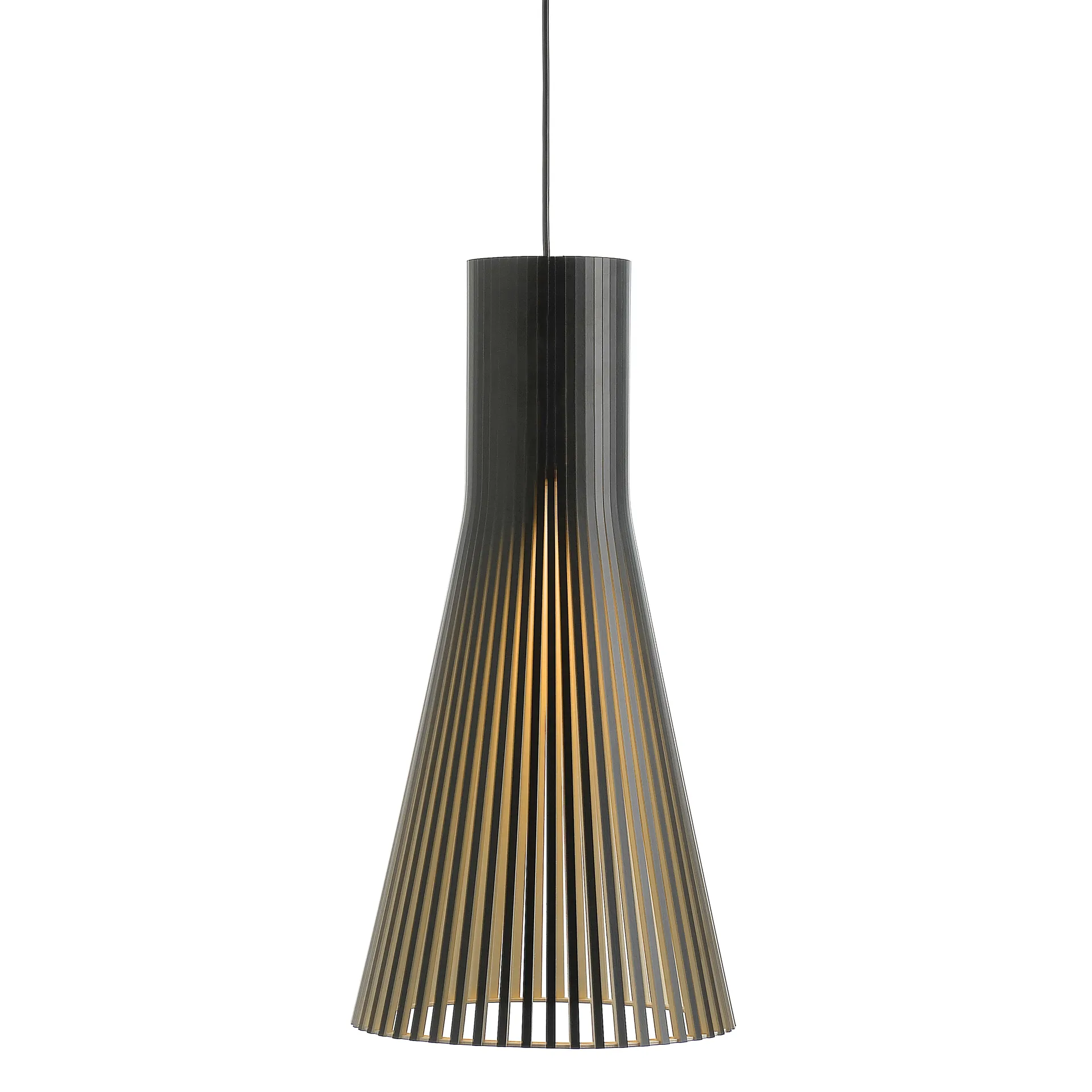 Secto 4200 taklampe, black laminated Secto Design