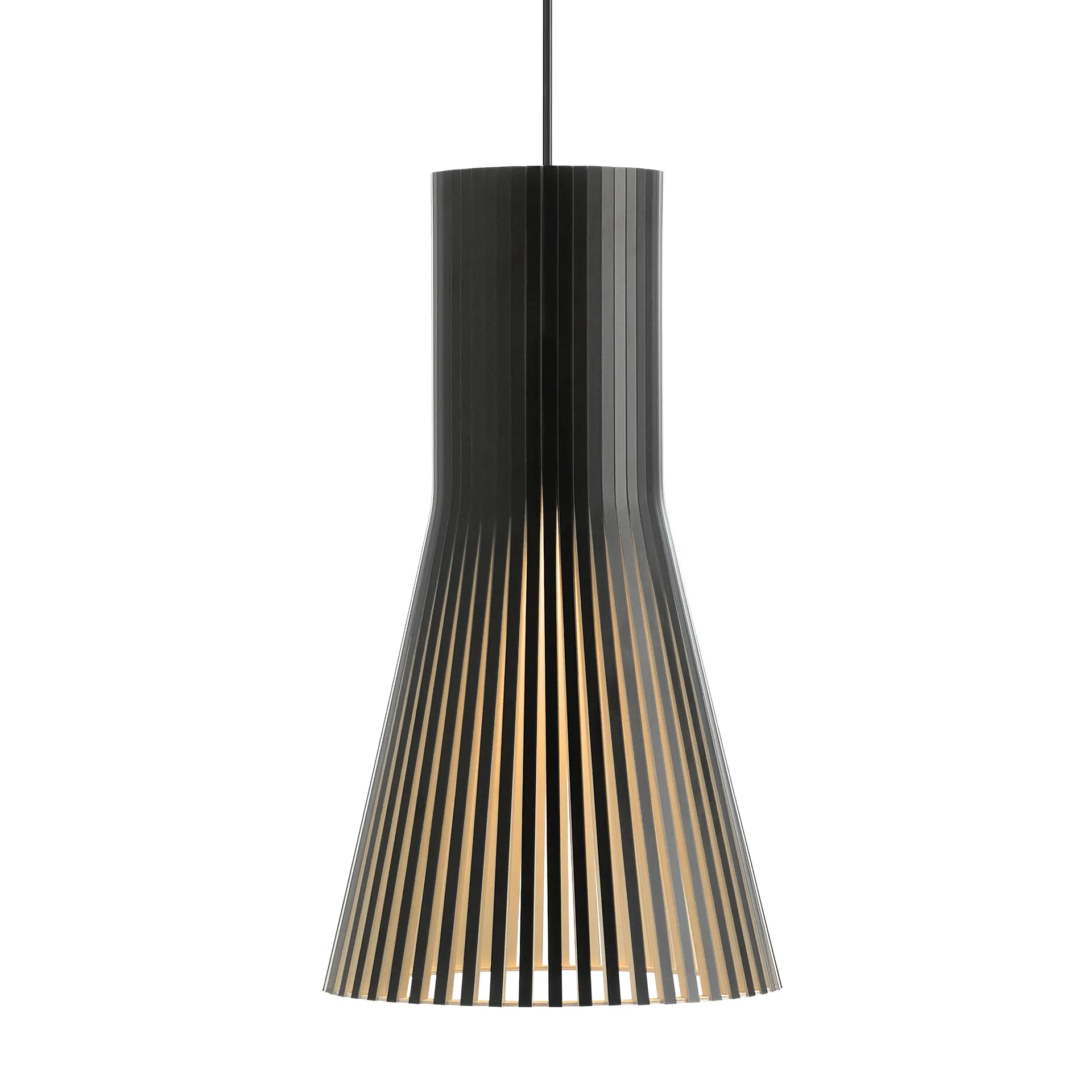 Secto 4201 taklampe, black laminated Secto Design