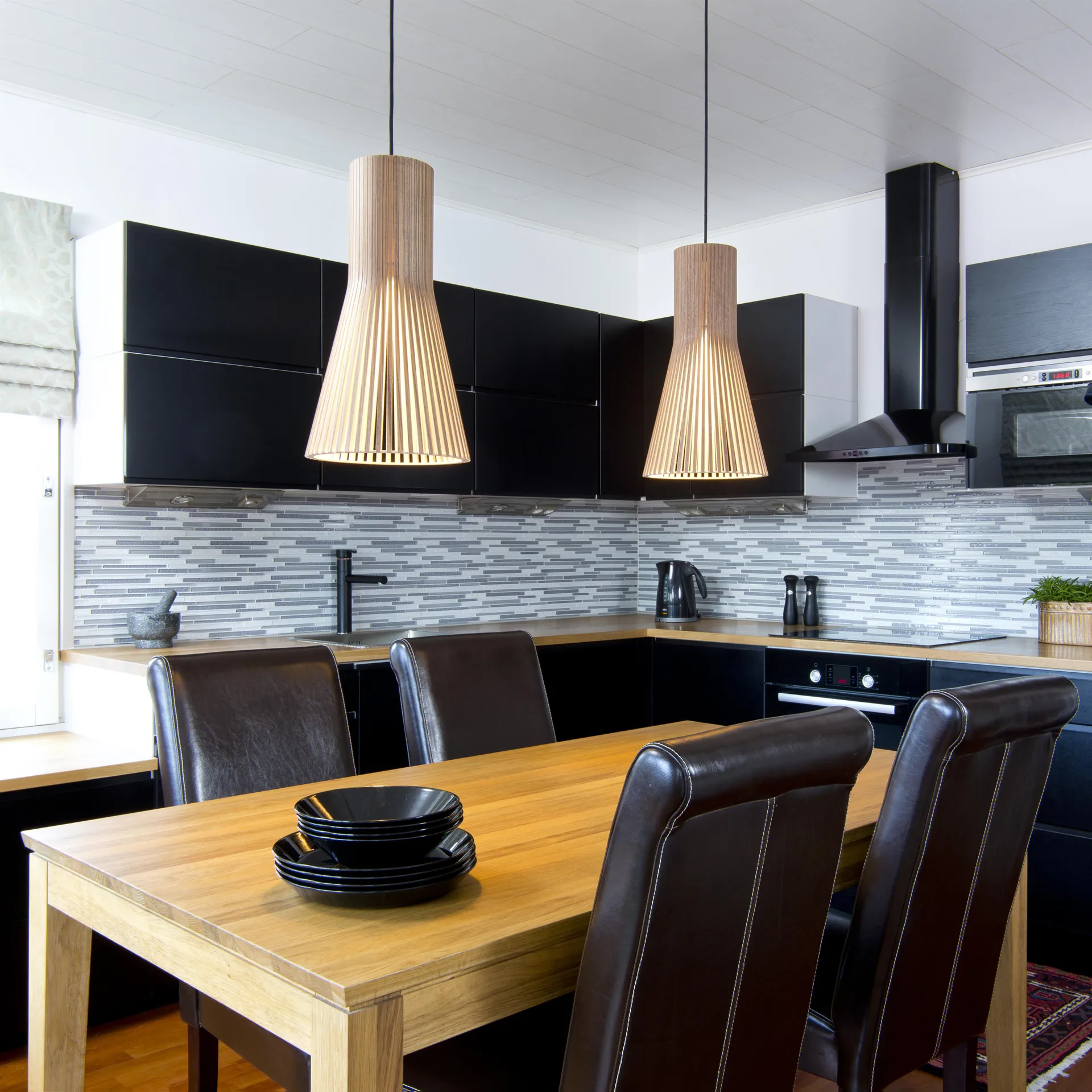 Secto 4201 taklampe, natural birch Secto Design