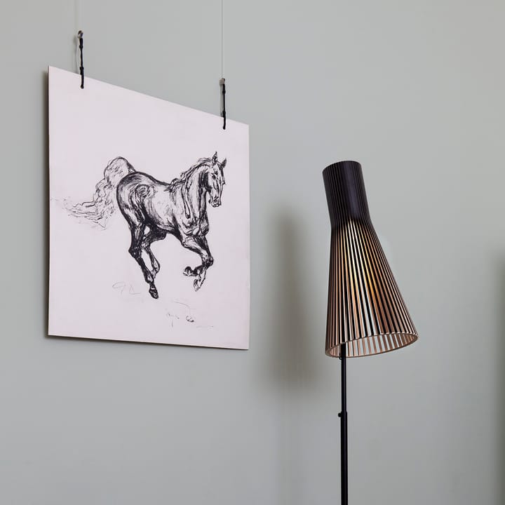 Secto 4210 gulvlampe, Black laminated Secto Design