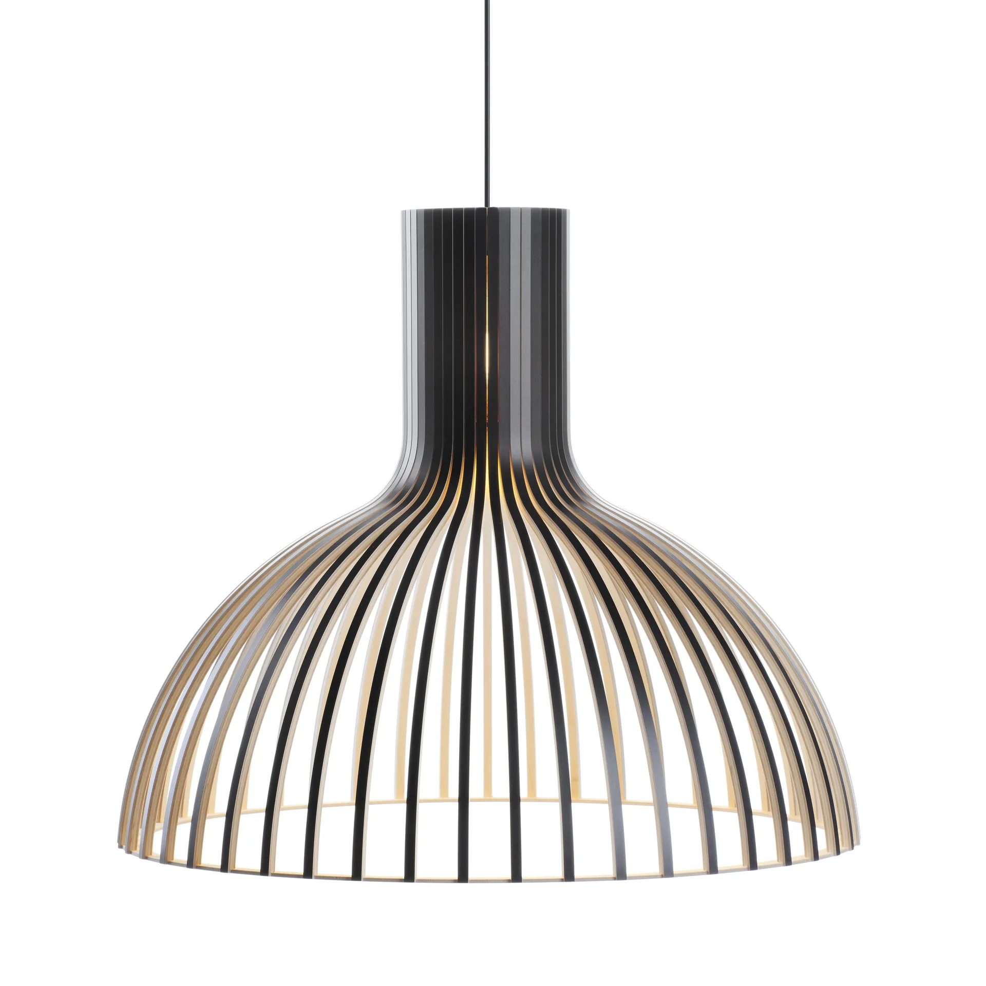 Victo 4250, taklampe, black laminated Secto Design