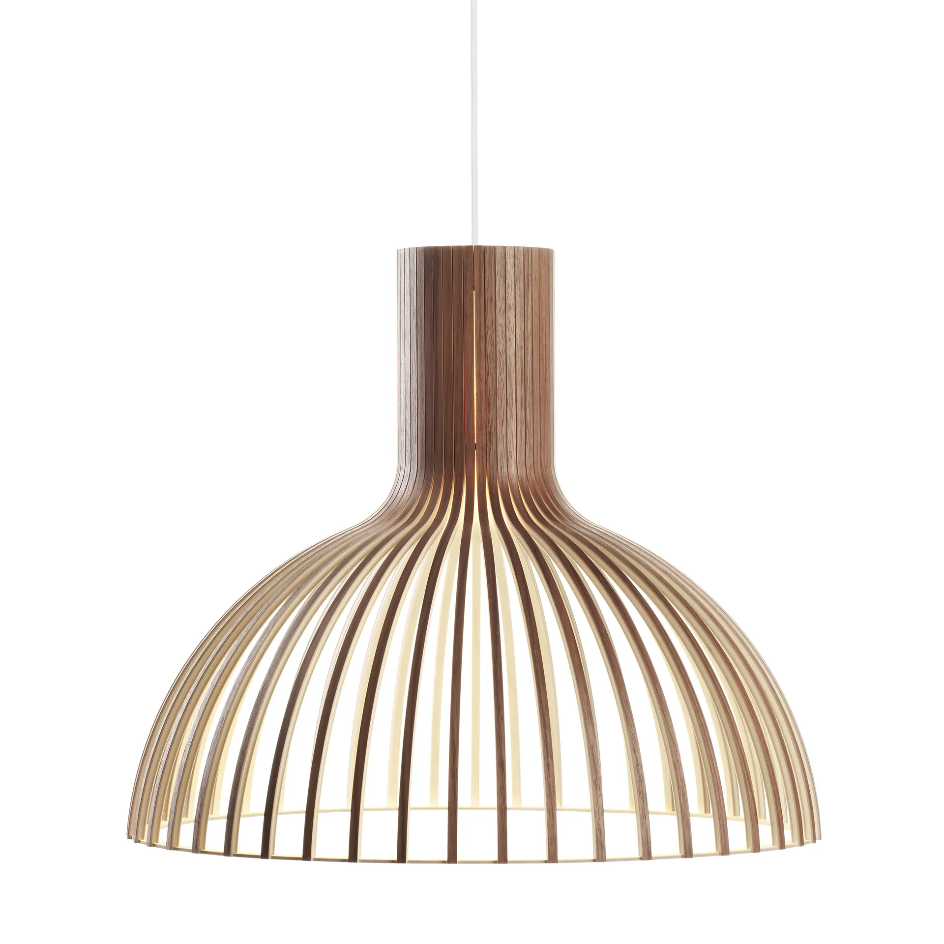 Victo 4250, taklampe, walnut veneer Secto Design