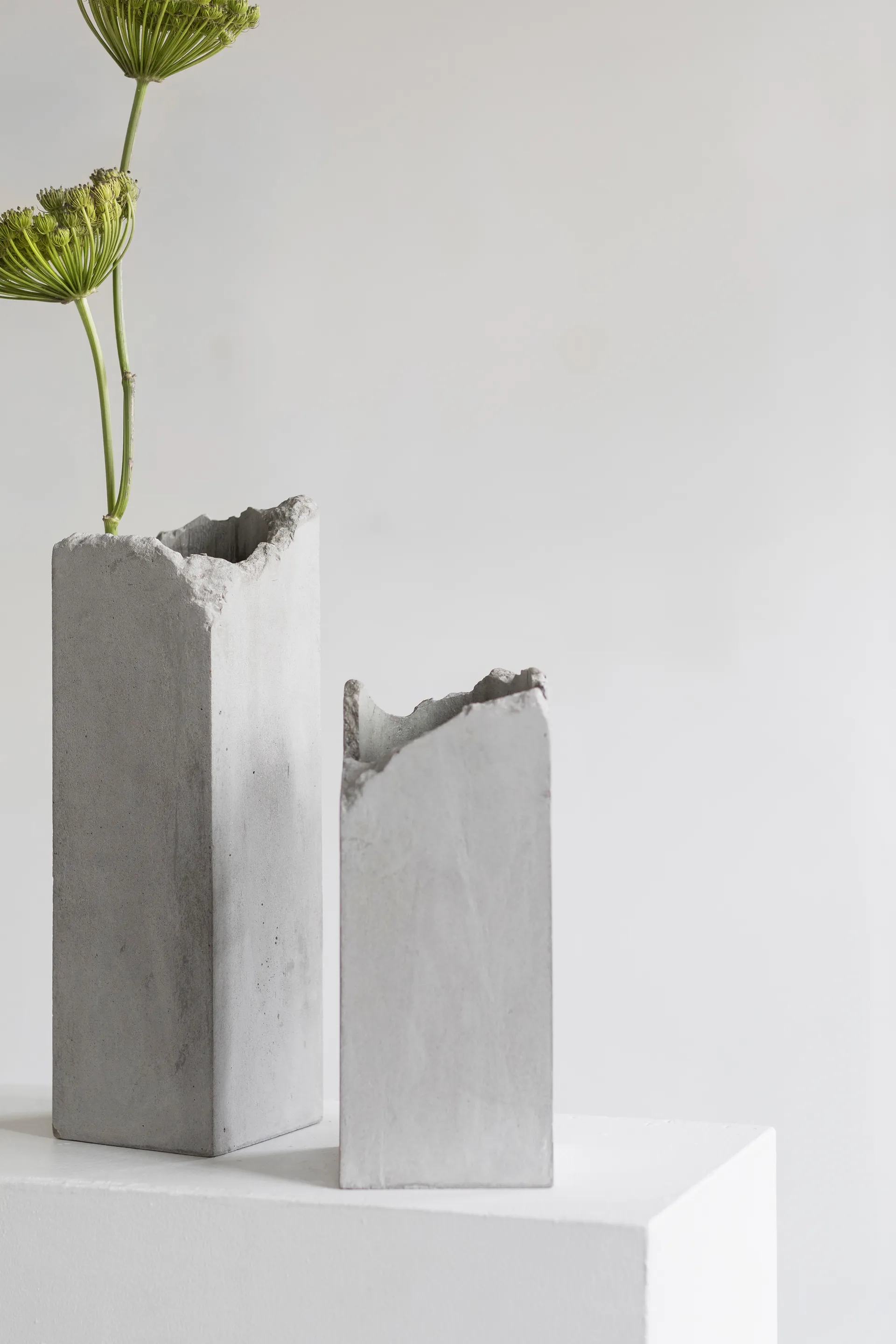 Broquaine vase S 28 cm, Grey Serax