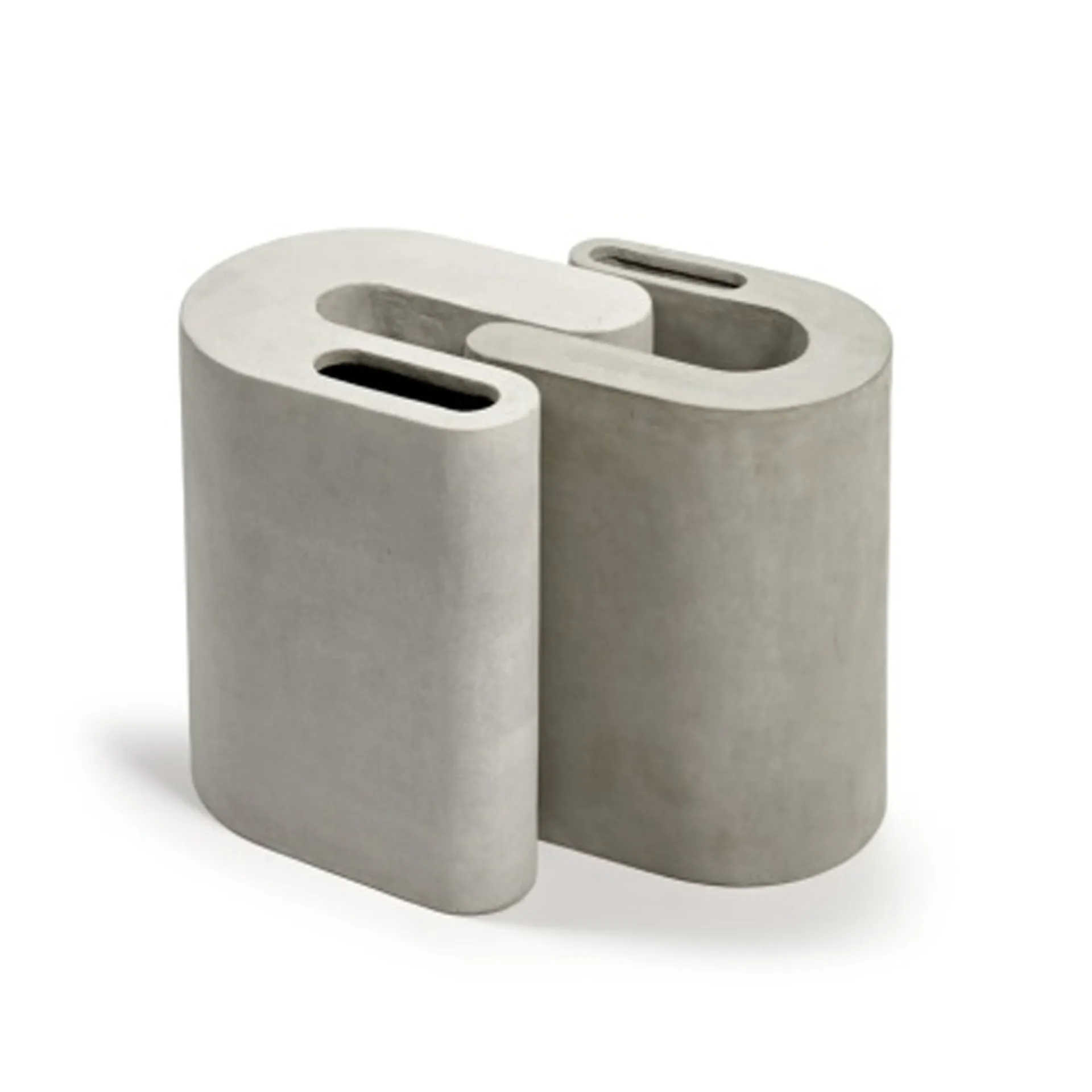 Concrete pall/sidebord 37 cm, Grey Serax