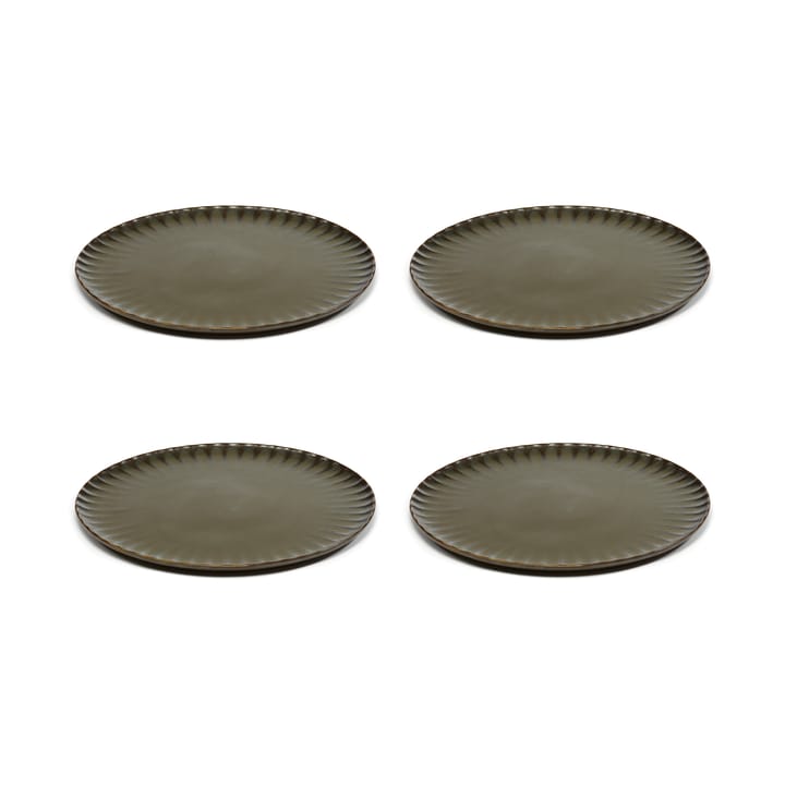 Inku tallerken XL Ø27 cm 4-pakn. - Green - Serax