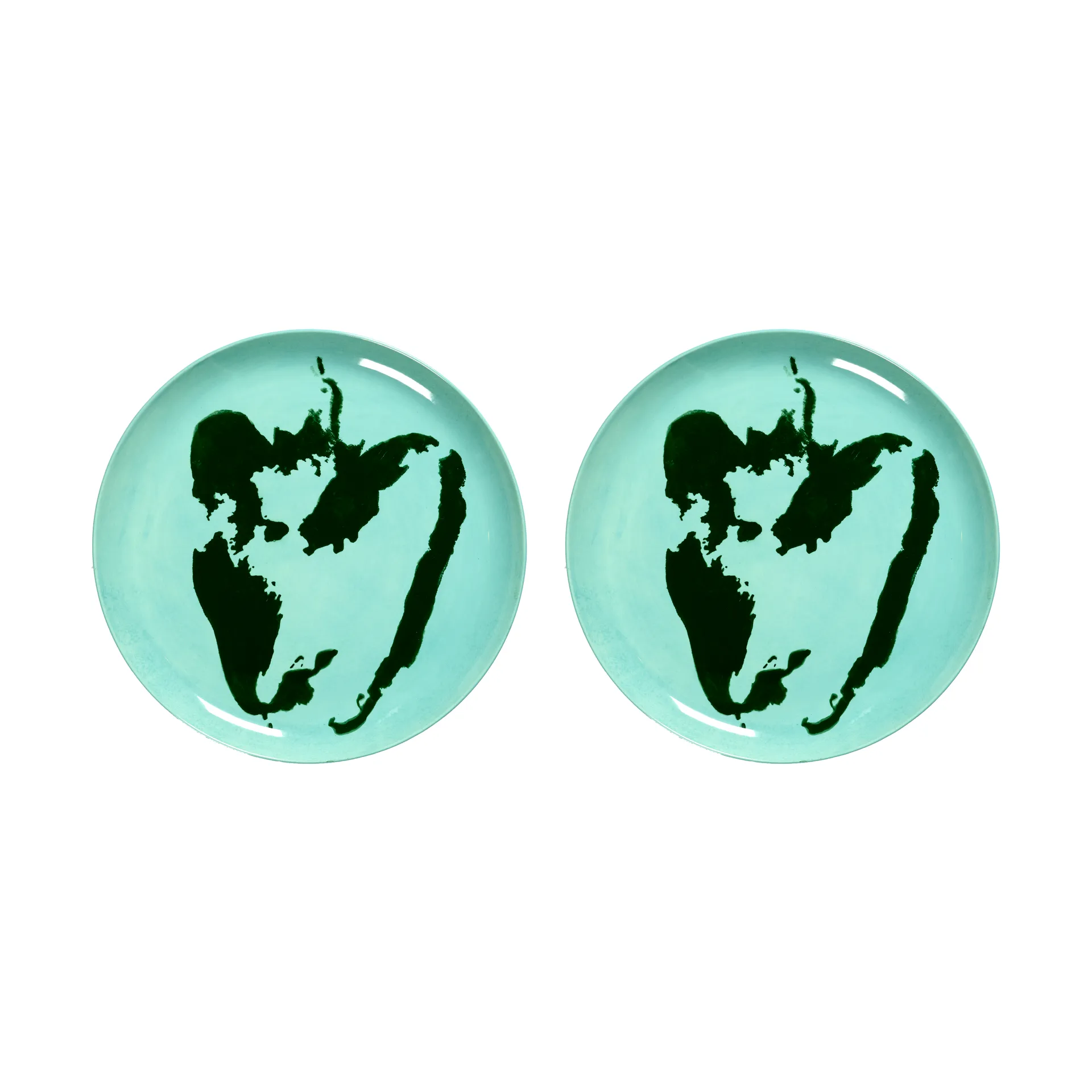 Ottolenghi Feast tallerken L Ø26,5 cm 2-pakning, Azure-pepper green Serax