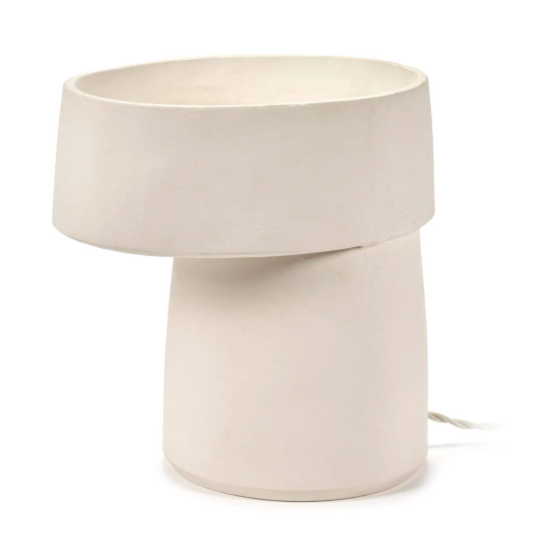 Romé bordlampe 23,5 cm, White Serax