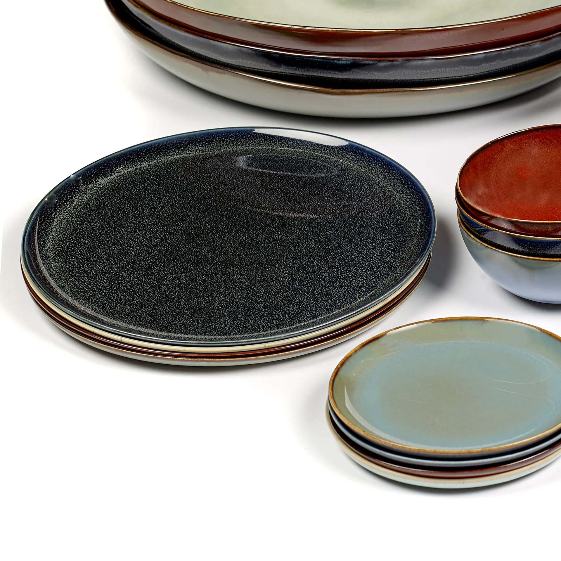 Terres de Rêves asjett 13 cm, Smokey blue Serax