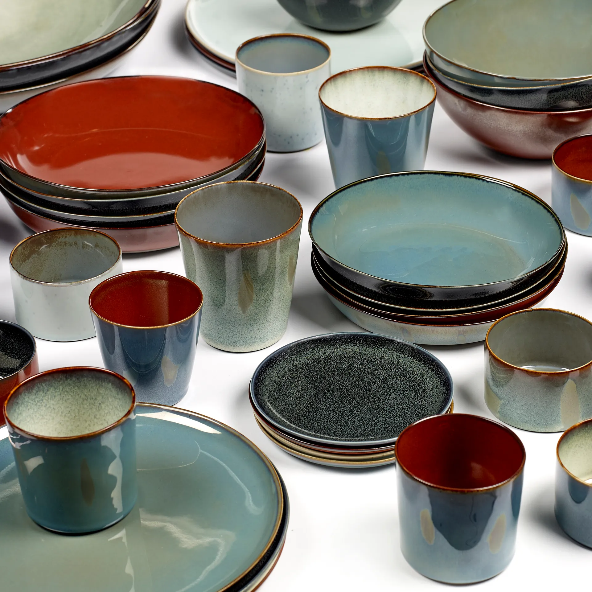 Terres de Rêves asjett 22 cm, Smokey blue Serax