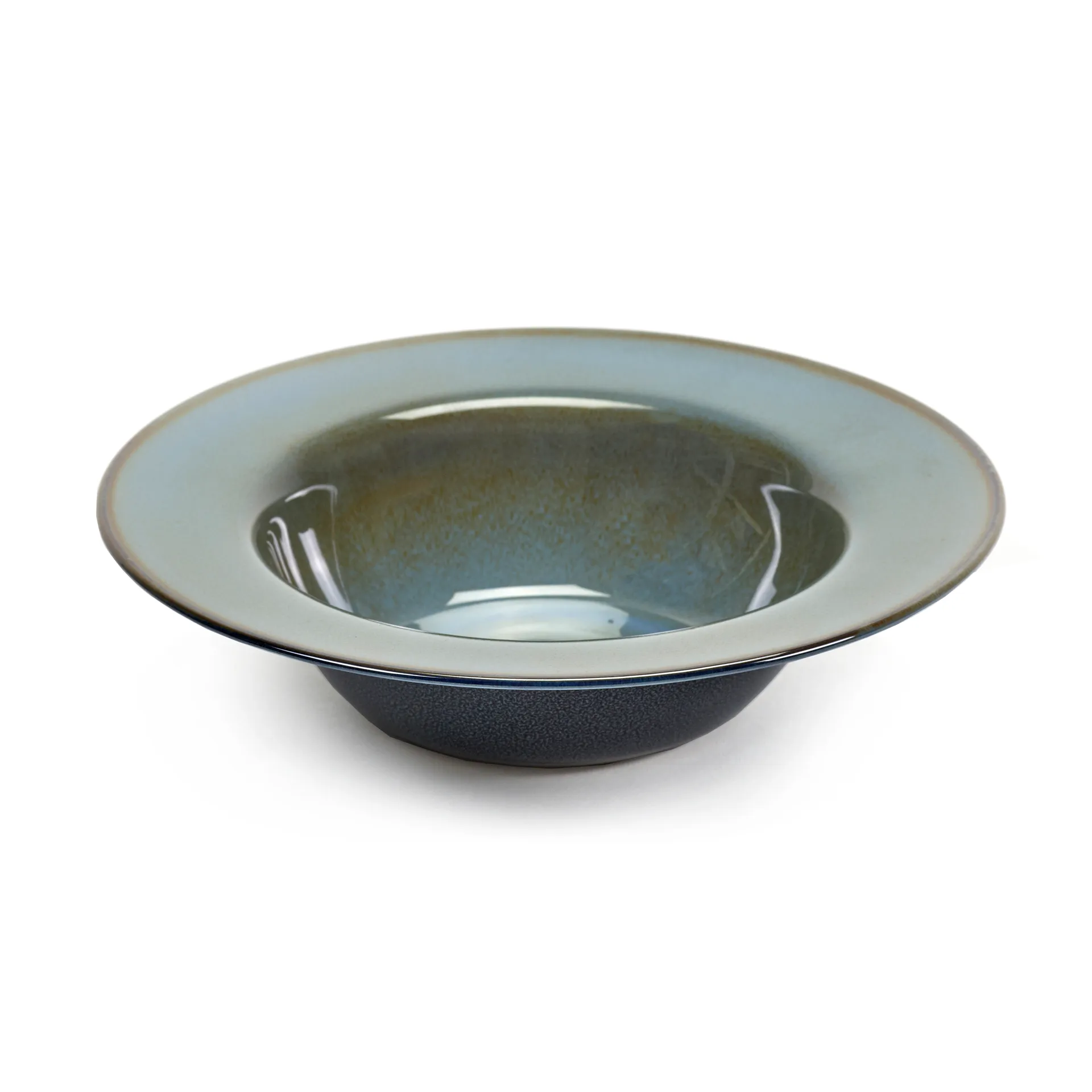 Terres de Rêves dyp tallerken 21,3 cm, Blue grey-dark blue Serax