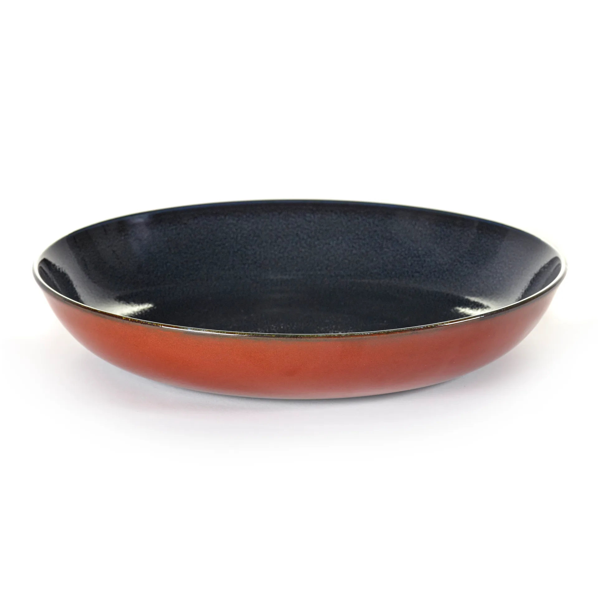 Terres de Rêves pastatallerken 23,5 cm, Dark blue-rust Serax