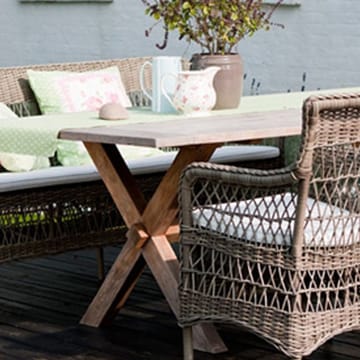 Colonial spisebord - teak, b100 l200 - Sika Design