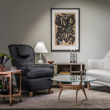 Jättepaddan lenestol - Coda 222 beige-lakkert eikben - Sjögren