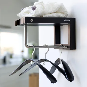 Cutter hattehylle mini - svartlakkert eik - Skagerak