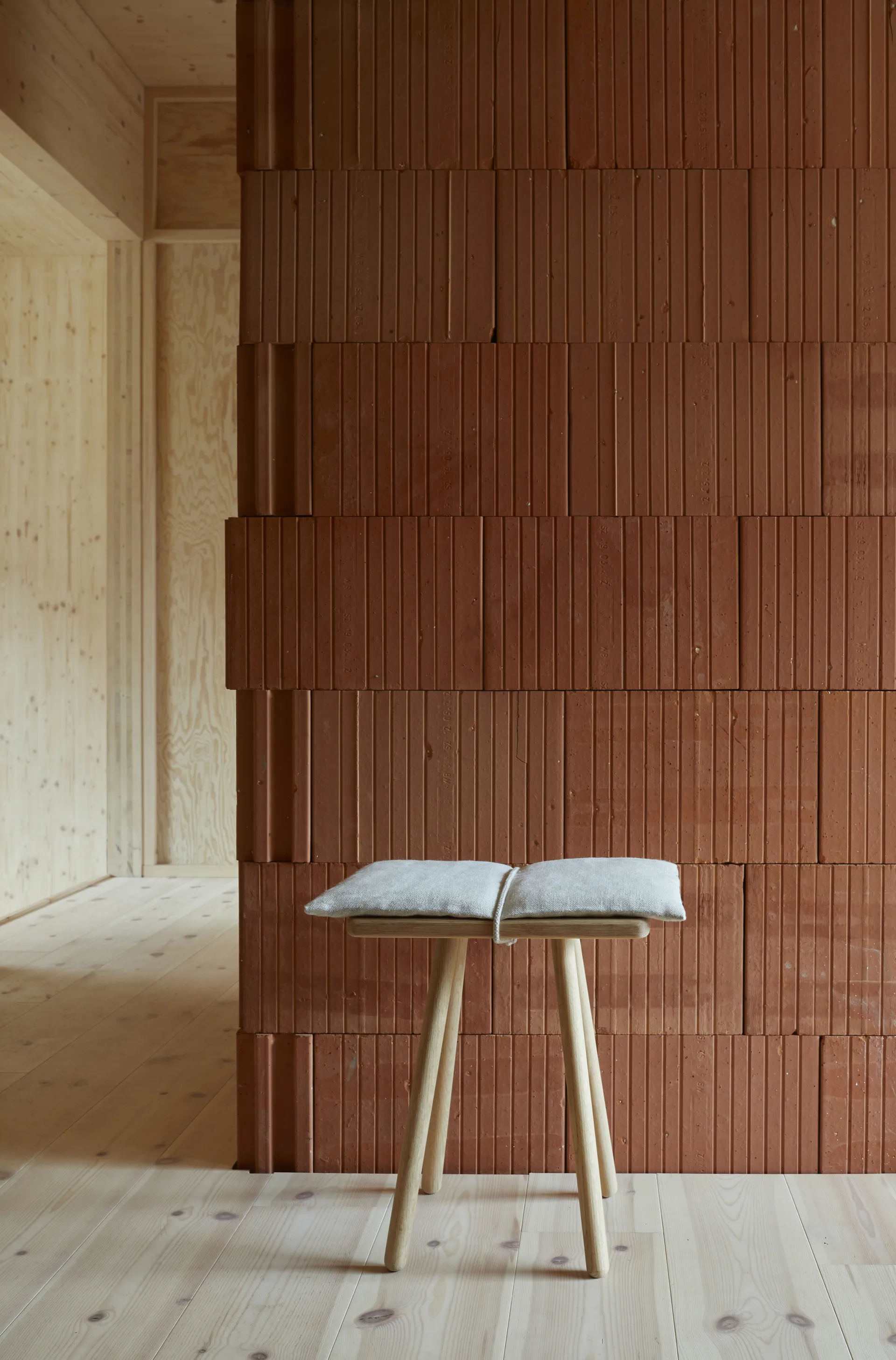 Georg linnedyna med rem til krakk/barstol, Beige Skagerak