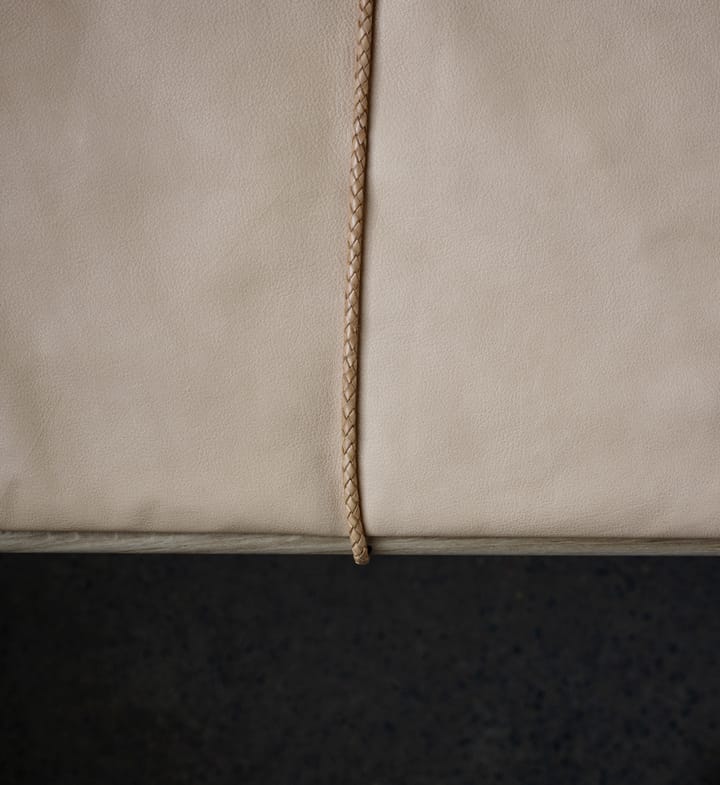 Georg lærpute med stropp til krakk/barstol, Beige-brun Skagerak