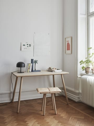 Georg lærpute med stropp til krakk/barstol - Beige-brun - Skagerak