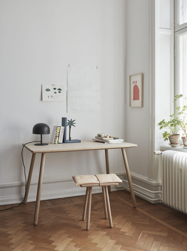 Georg lærpute med stropp til krakk/barstol, Beige-brun Skagerak