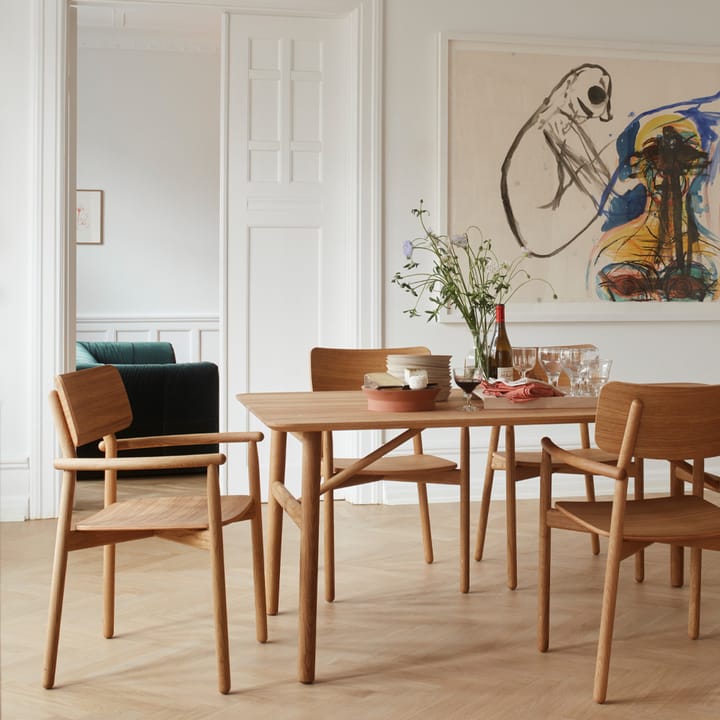 Hven spisebord 94x190 cm, Oljad eik Skagerak