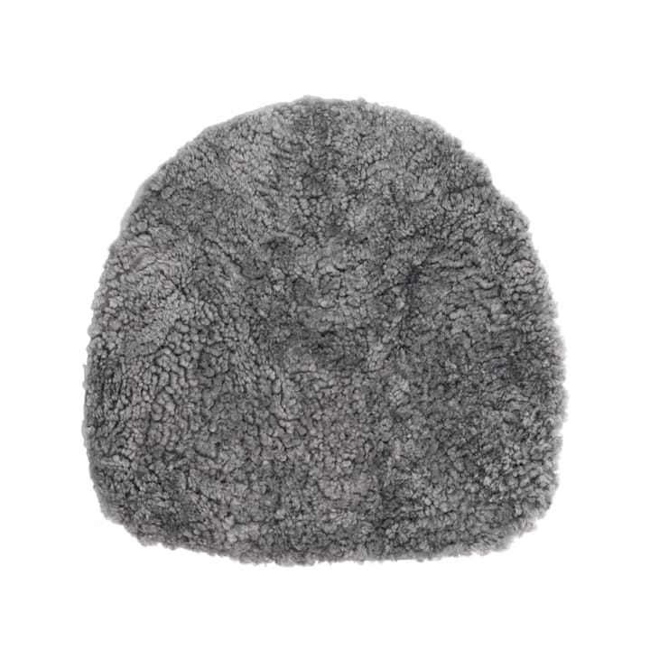 Buzz stoldyne fåreskinn - Scandinavian grey-sort kunstskinn - Skandilock