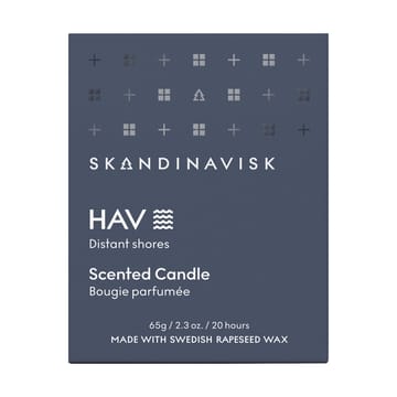 Hav duftlys med lokk - 65 g - Skandinavisk