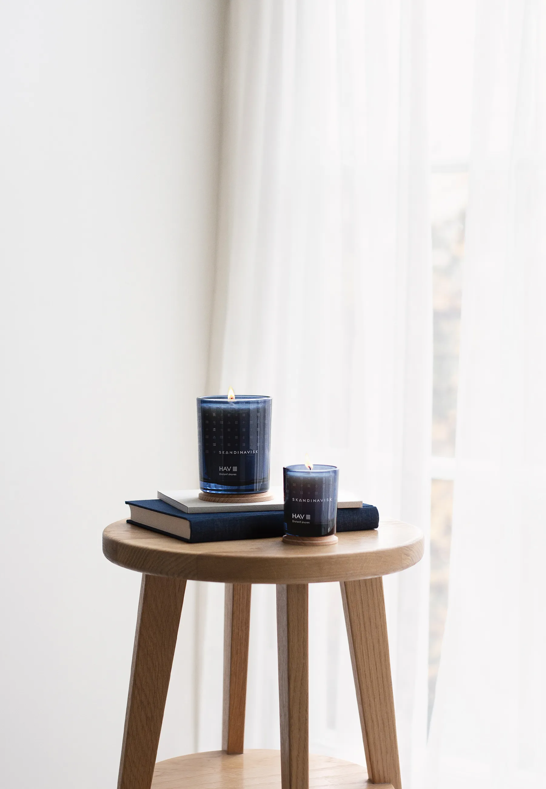 Hav duftlys med lokk, 65 g Skandinavisk