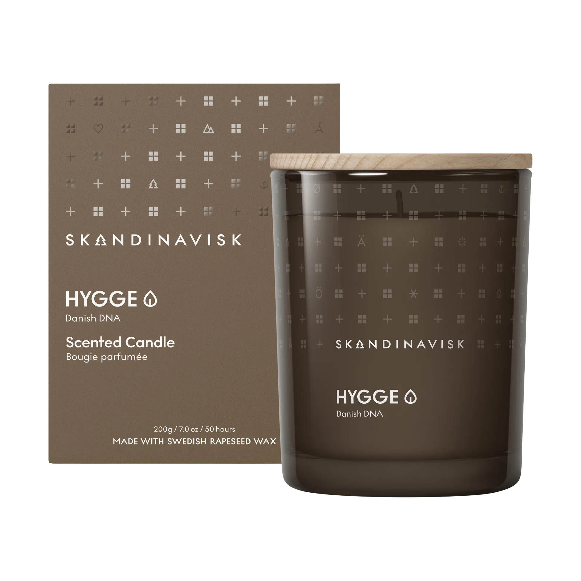 Hygge duftlys med lokk, 200 g Skandinavisk