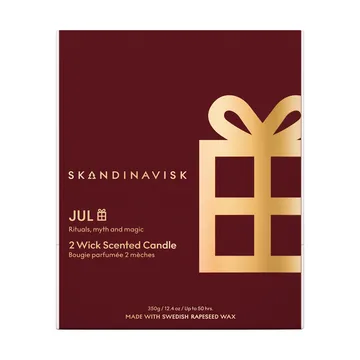 Jul Gold Symbol duftlys - 350 g, 2 veker - Skandinavisk