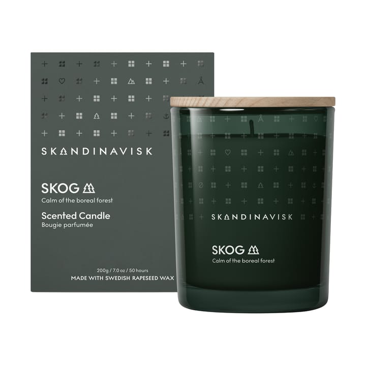 Skog duftlys med lokk, 200 g Skandinavisk