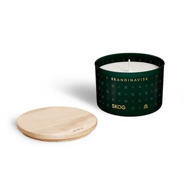 Skog duftlys med lokk - 90 g - Skandinavisk