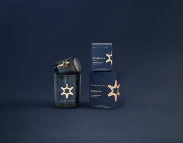 Stjerne Gold Symbol duftlys - 65 g - Skandinavisk