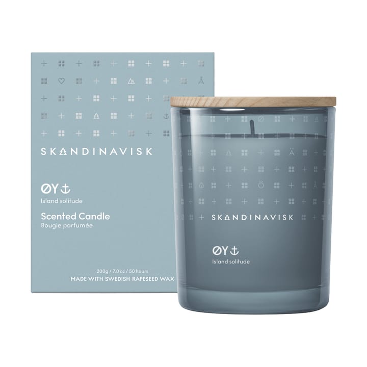 Øy duftlys med lokk, 200 g Skandinavisk
