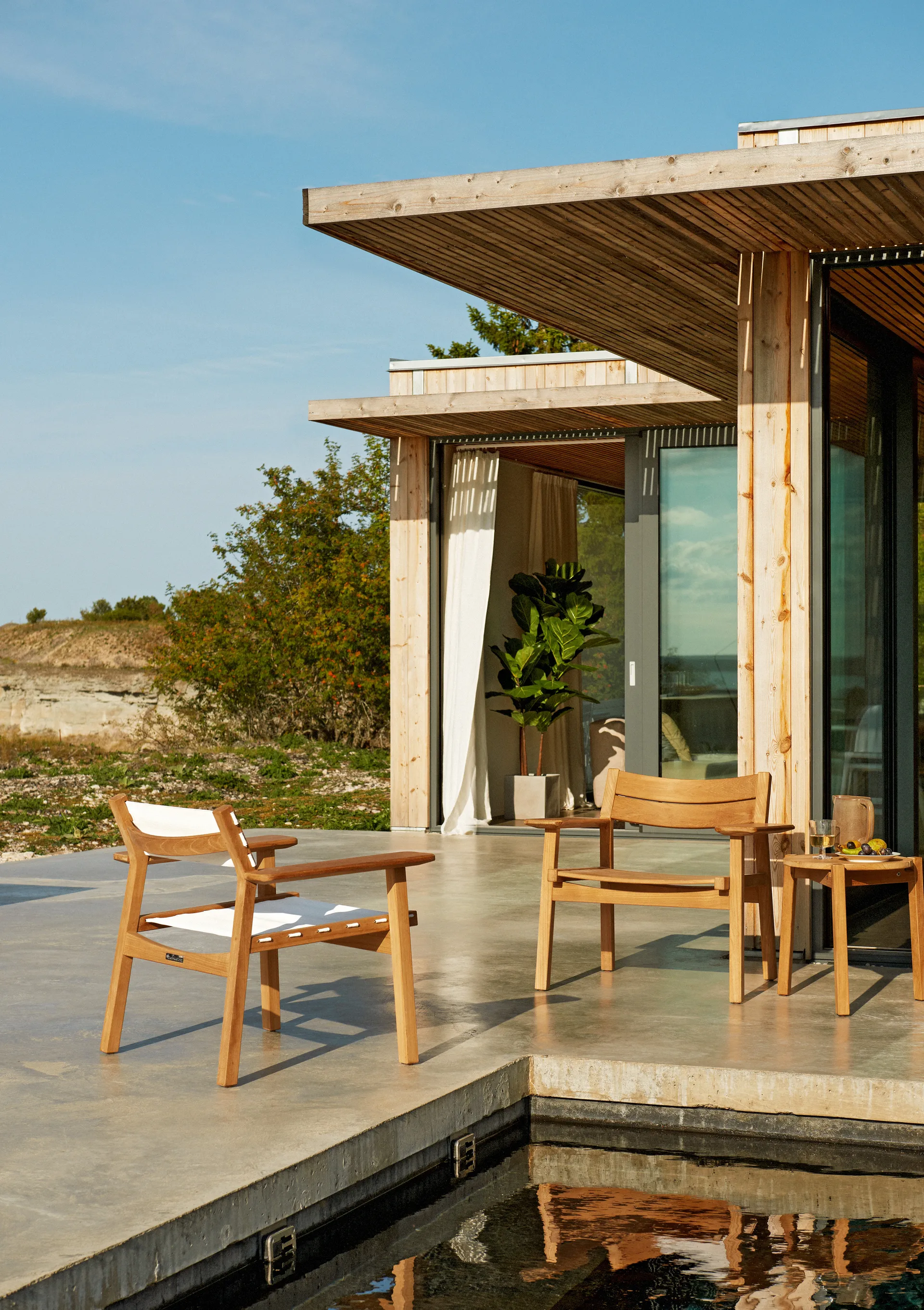 Djurö loungestol, Teak Skargaarden