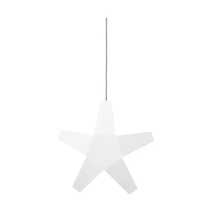 Advent Stjerne Adventsstjerne - Hvit-grå ledning, 40 cm - SMD Design