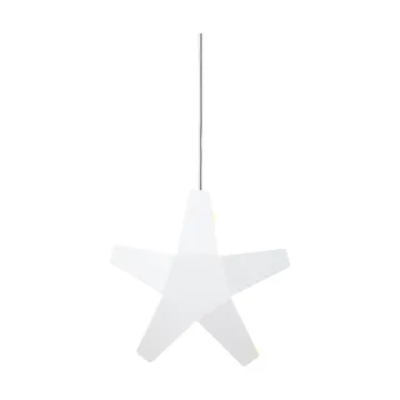 Advent Stjerne Adventsstjerne - Hvit-grå ledning, 60 cm - SMD Design