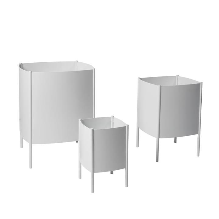 Konvex Pot krukke, Hvit, liten Ø23 cm SMD Design